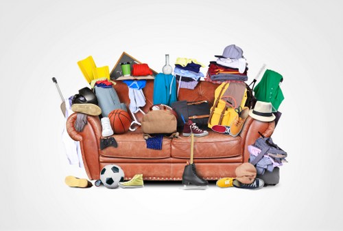 Professionals performing garage clearance in Crystal Palace