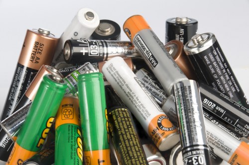 Crew loading boxes and furniture from a shop on Westow Street during a commercial clearout